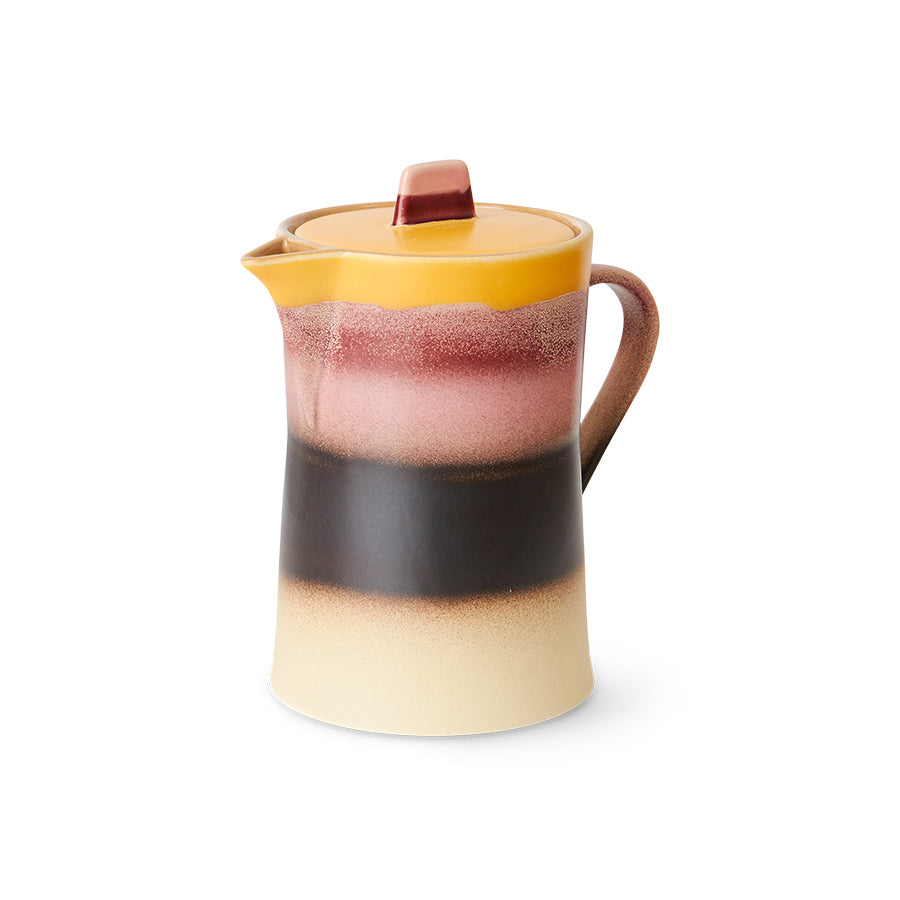 Tea Pot 70s Ceramics Sunset