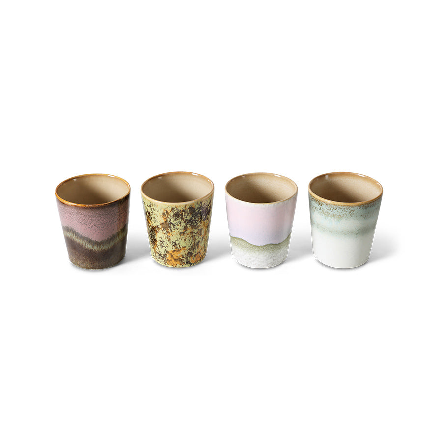 Coffee Mugs 70s Ceramics Serendipity 4er Set