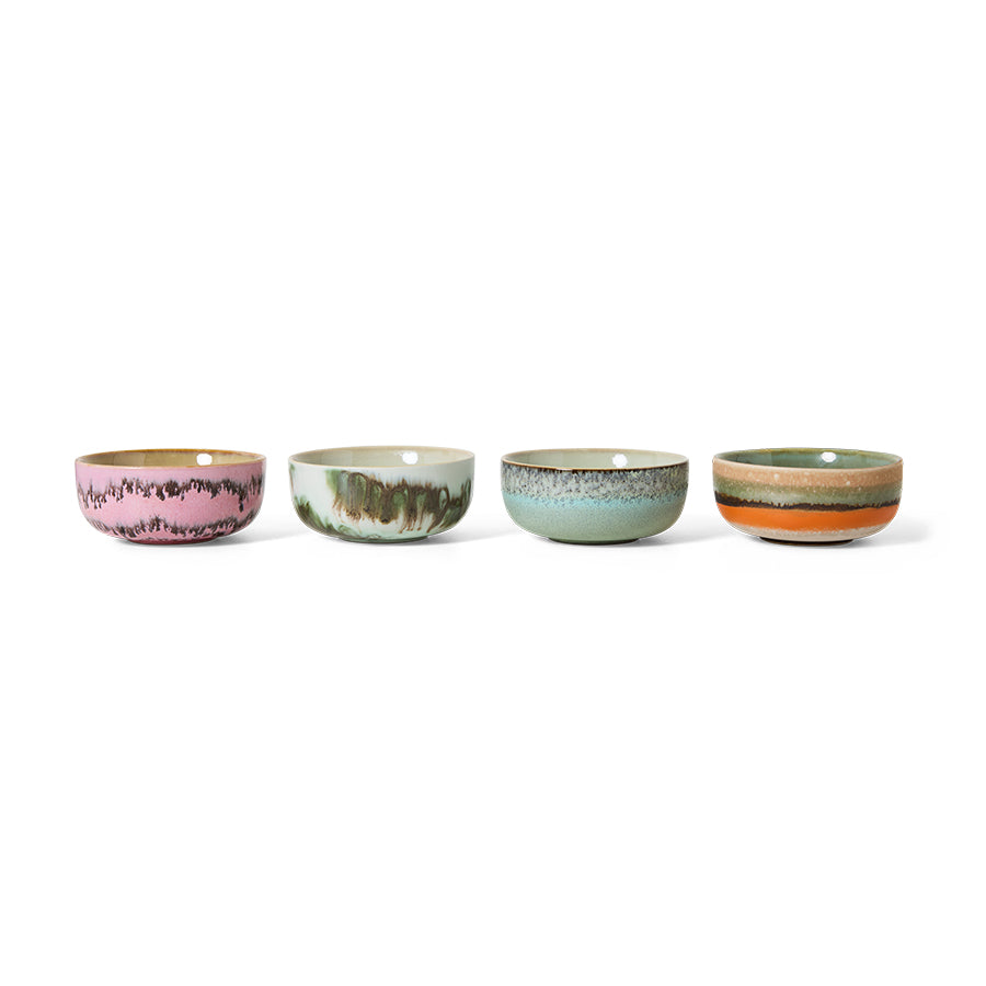 Tapas Bowls 70s Ceramics Renaissance 4er Set
