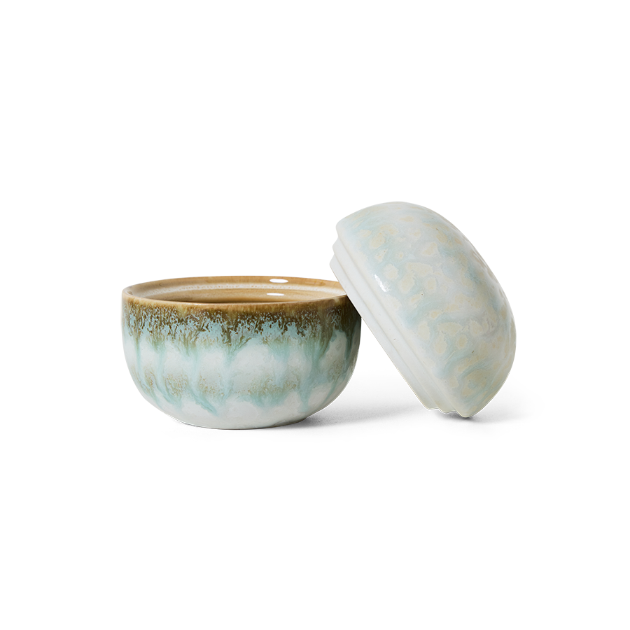 Sugar Pot 70s Ceramic Petal