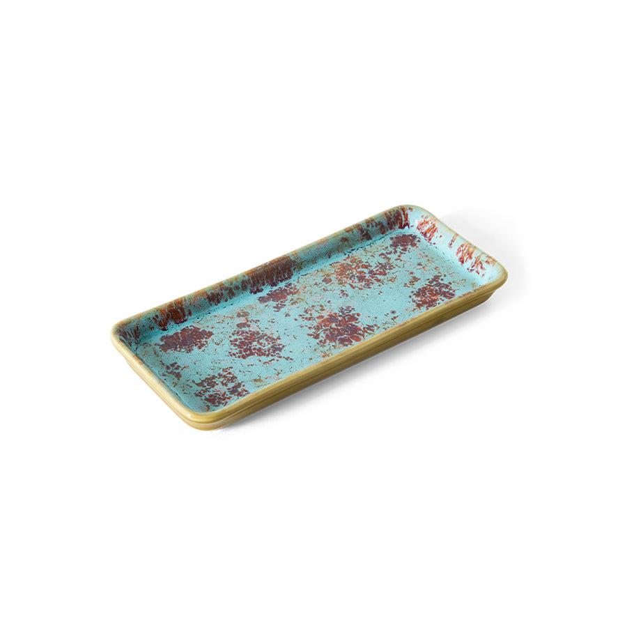 Dish S 70s ceramics patina