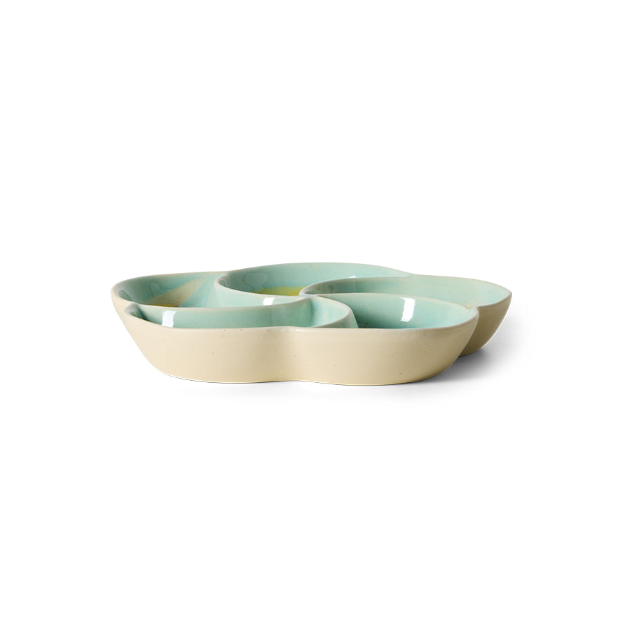 Snack Tray 70s Ceramics Glint
