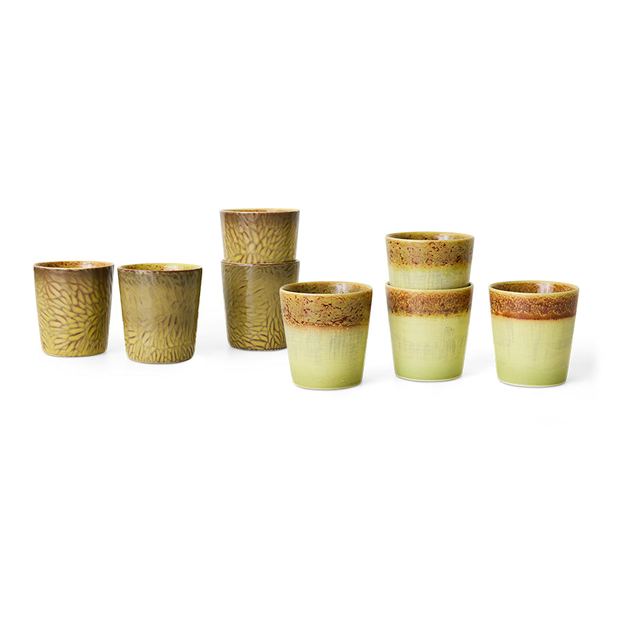 Coffee Mugs 70s Ceramics Van Gogh Sunflowers 2er Set