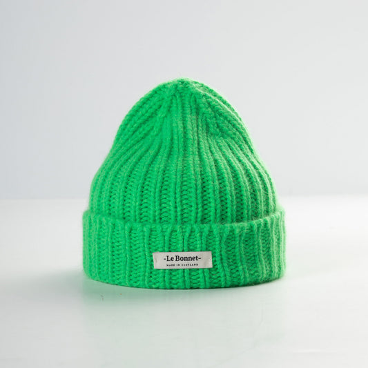 Logo Beanie Neon Green