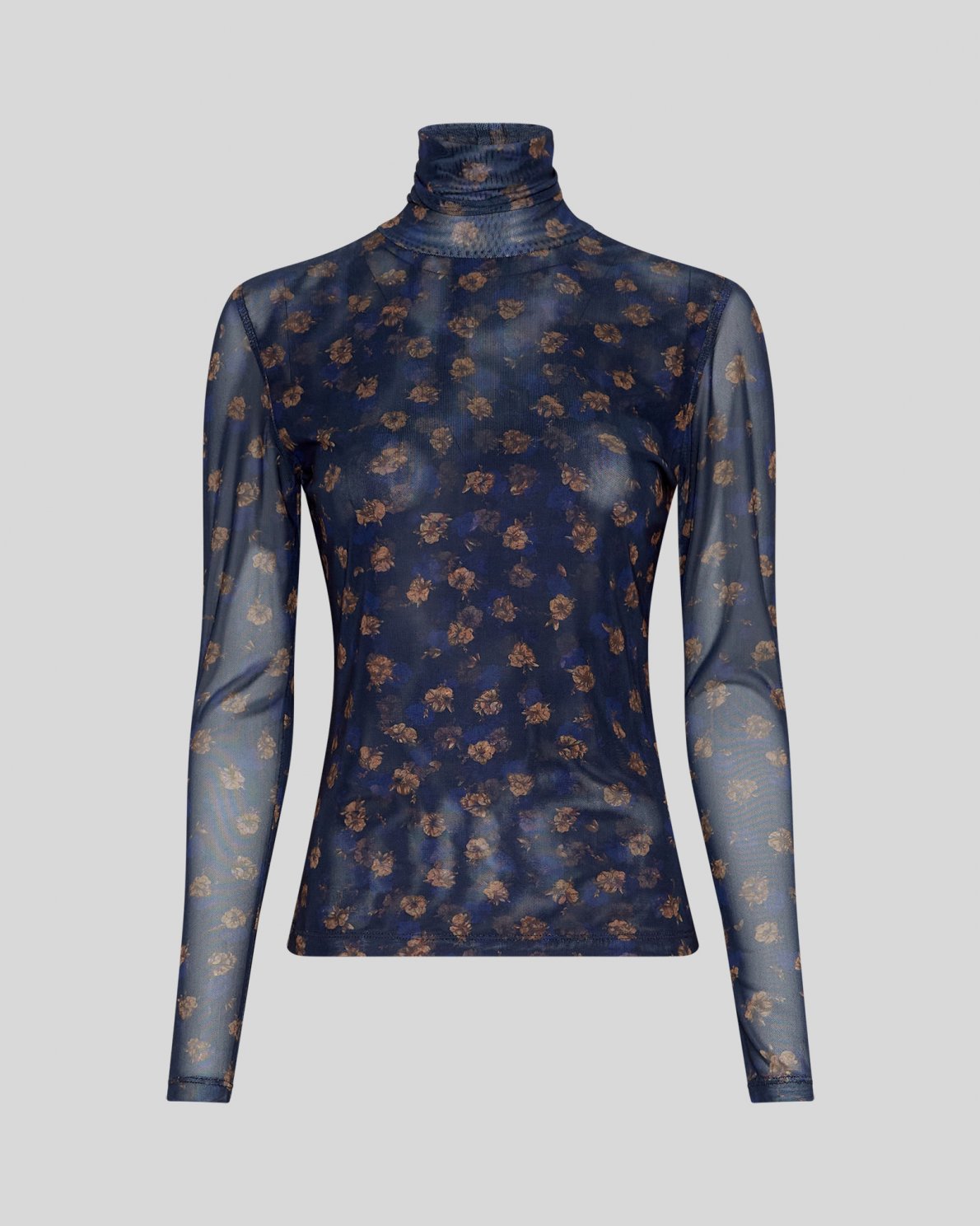 MSCHGinie Mesh Top mit Rollkragen