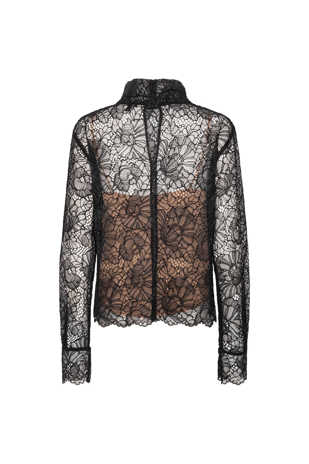 LACE LONG SLEEVE BLOUSE