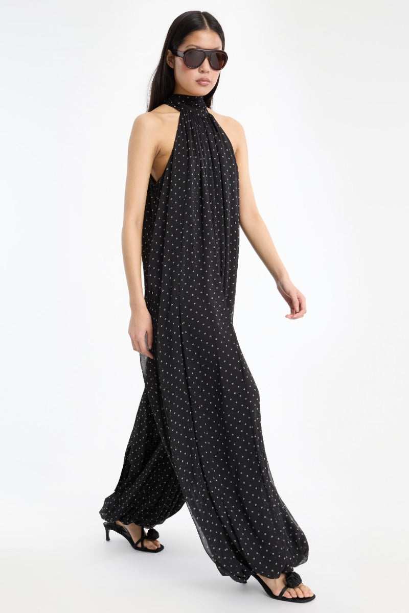 Chiffon Balloon Jumpsuit