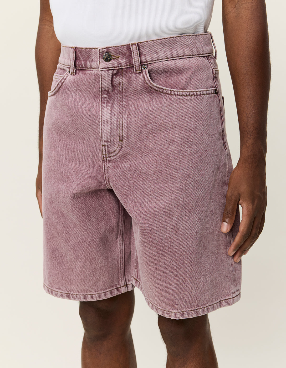 Denim Shorts Ryder Light Pink