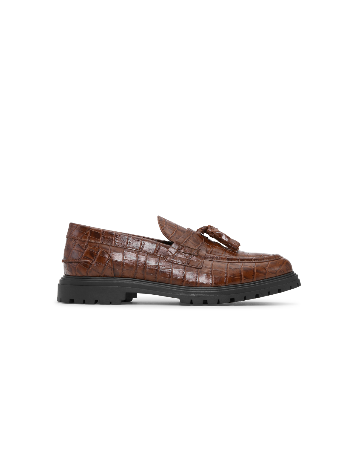 Loafer Thratcher Croco Tassel