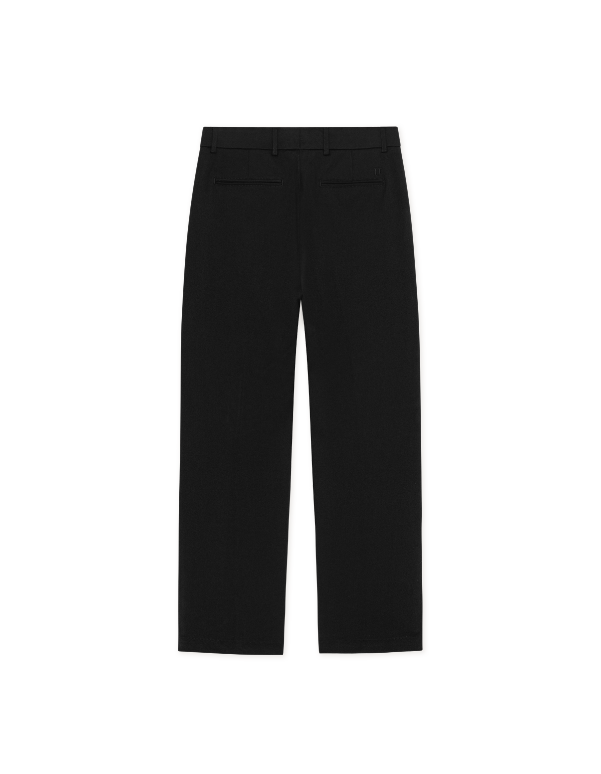 Solid Slak Pants Como Black