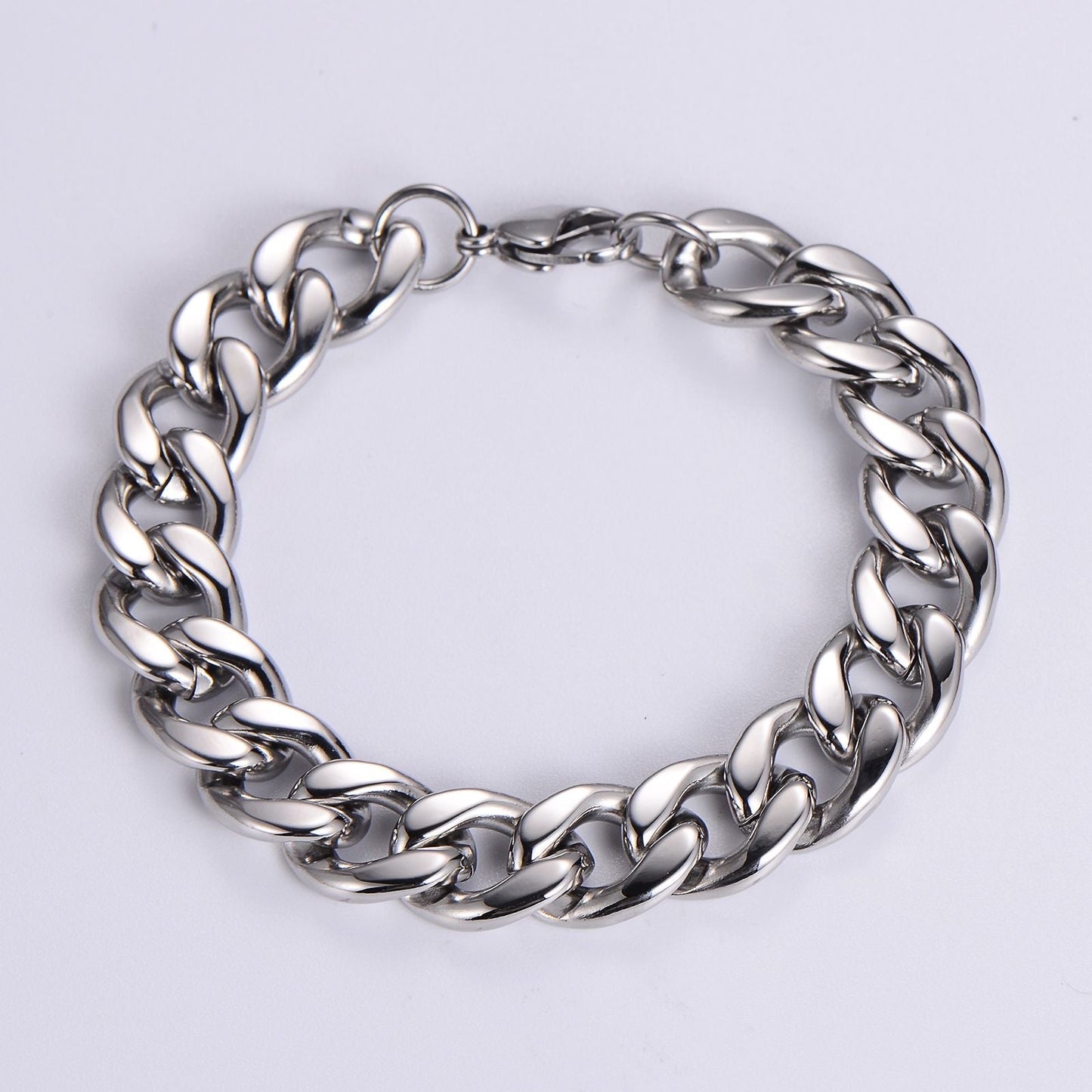 Chunky Armband "Leni" aus Edelstahl, schön leicht