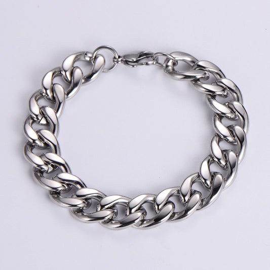 Chunky Armband "Leni" aus Edelstahl, schön leicht